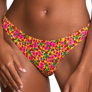 Maaji Miniflore Flirt Reversible Bikini Bottoms